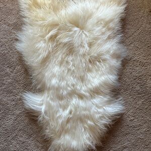 Authentic sheepskin rug